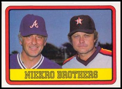 613 Niekro Brothers (Phil Niekro Joe Niekro)
